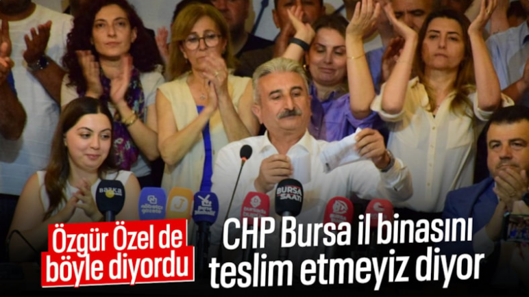 Görevden alınan CHP Bursa İl Başkanı, tebliğ kağıdını yırttı